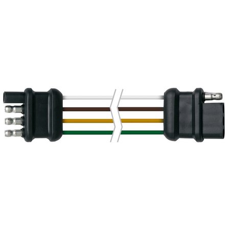 ANCOR Trailer Connector-Flat 4-Wire - 12in Loop 249101